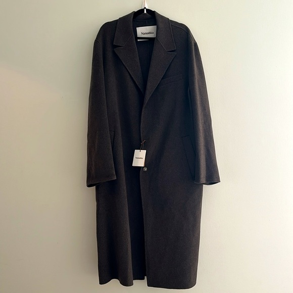 NWT Nanushka Janno wool Coat Size XL - Picture 12 of 13